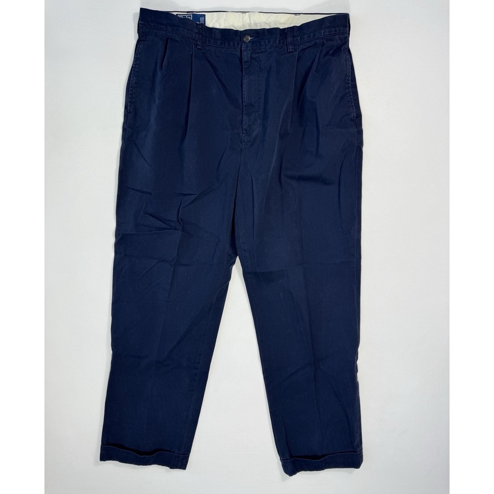 Polo Ralph Lauren Men’s 38x32 (36x30) Hammond Chino Pants Cuffed Office Career